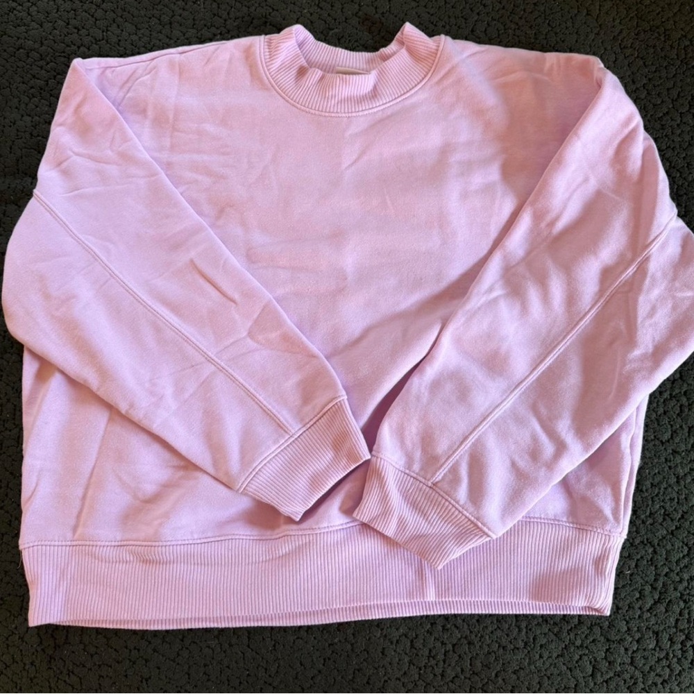 a new day Lavender Crewneck Sweatshirt